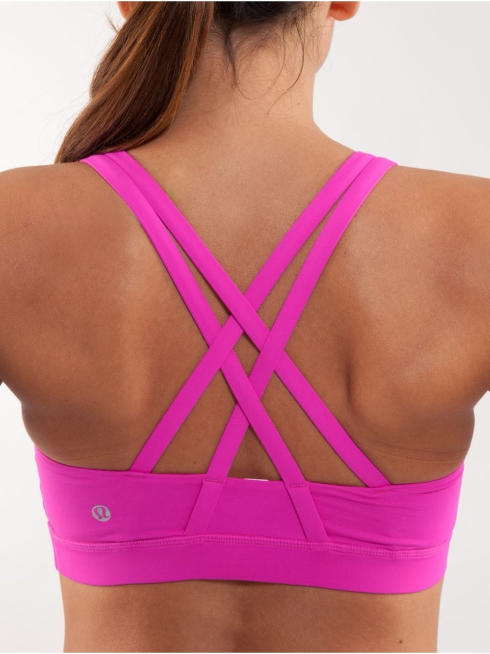 LULULEMON Energy Paris Pink Criss Cross Sports Bra